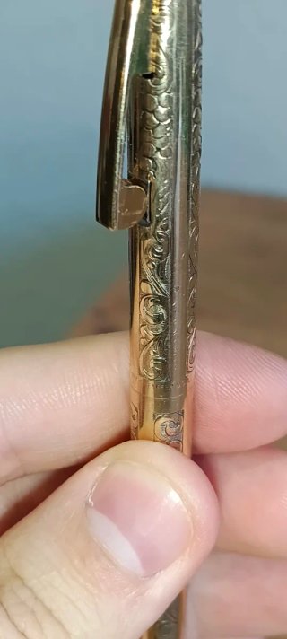 Bolígrafo Sheaffer Chapado en Oro