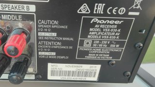 Pioneer VSX-930K Dolby Atmos 7.2