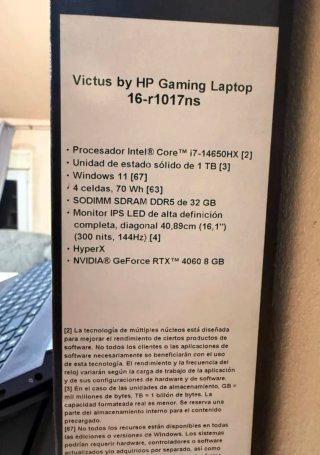 HP Victus 16 32GB DDR5 RTX 4060