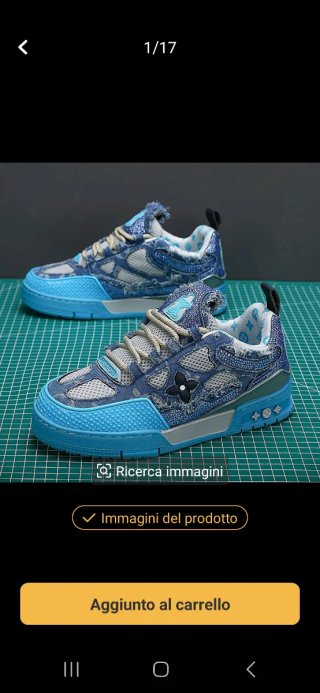 Scarpe Louis Vuitton Blu/Bianche
