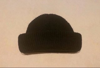Gorro de lana negro