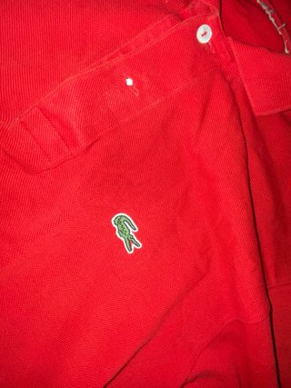 Camisa Polo Lacoste Roja