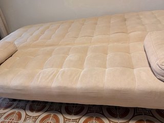 Sofá Cama Libro Beige Tela