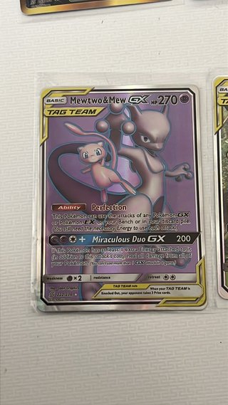 Carta Pokémon Mewtwo & Mew GX TAG TEAM 222/236