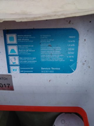 Descalcificadora de agua