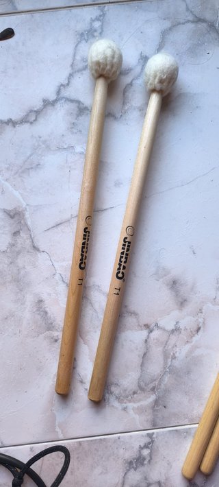 Bacchette, mazze di timba di marimba + spartiti 1