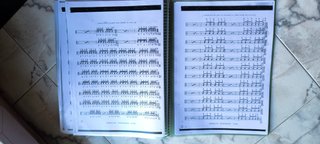 Bacchette, mazze di timba di marimba + spartiti 1