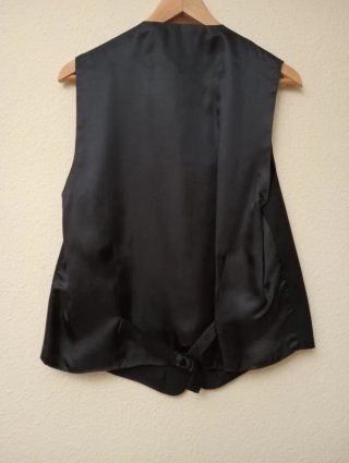 Traje Negro 3 Piezas Talla 52