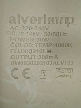 6 Paneles LED 29x29cm 30W 4000K