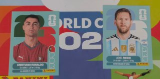 Cromos Mundial FIFA 2026 Cristiano Ronaldo y Messi