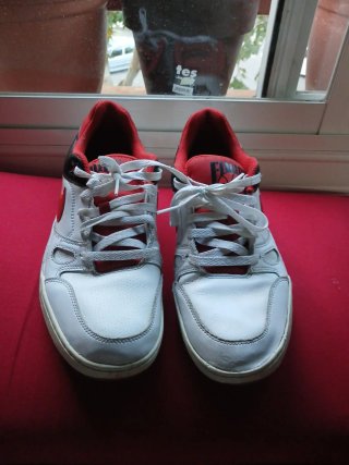 Nike air force Bambas Rojas y Blancas