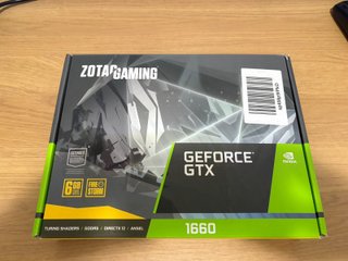 Tarjeta Gráfica Zotac GeForce GTX 1660