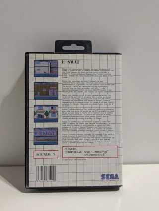 Juego E-SWAT Sega Master System - Completo
