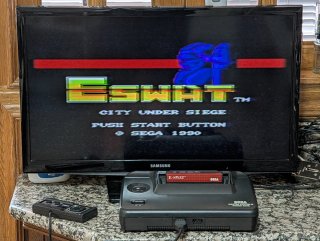 Juego E-SWAT Sega Master System - Completo