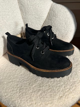 Zapatos negros de plataforma