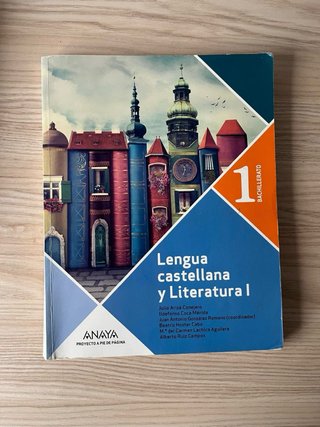 Libro de Lengua 1º Bachillerato