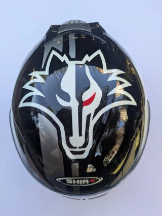 Casco de moto SHIRO Wild Wolf
