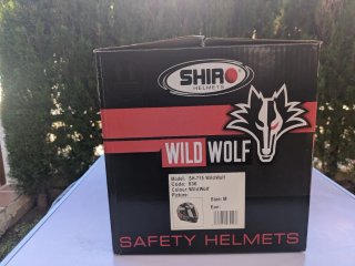 Casco de moto SHIRO Wild Wolf