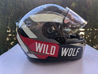 Casco de moto SHIRO Wild Wolf