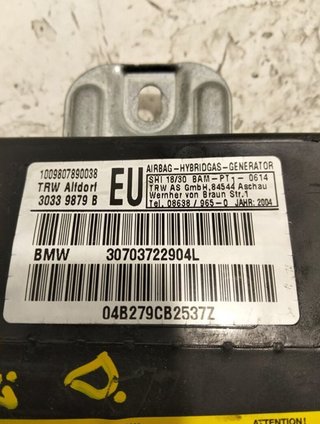 3336 airbag lateral 34703723004z bmw 3 320d 2 16v