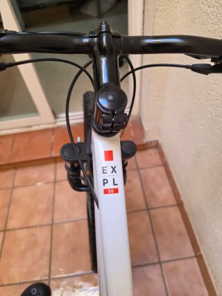 Bicicleta Rockrider MTB Travesía Expl 50 Gris