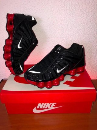 Zapatillas Nike Shox Negro/Rojo