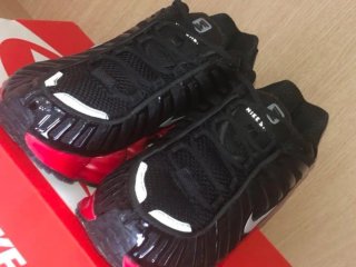 Zapatillas Nike Shox Negro/Rojo