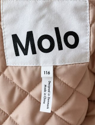 Chaqueta bomber Molo rosa bordada talla 116