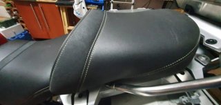 Asientos Moto BMW R1200 GS adv 2016 Negro bordado