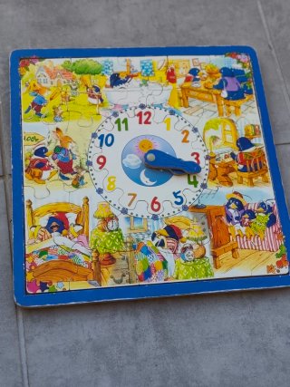 Puzzle Reloj Educativo Infantil