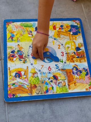 Puzzle Reloj Educativo Infantil