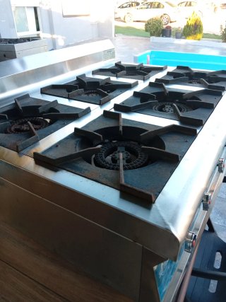 Cocina industrial 6 fogones