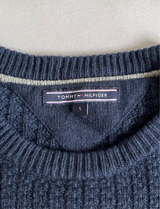 Jersey Tommy Hilfiger Rayas Azul y Gris