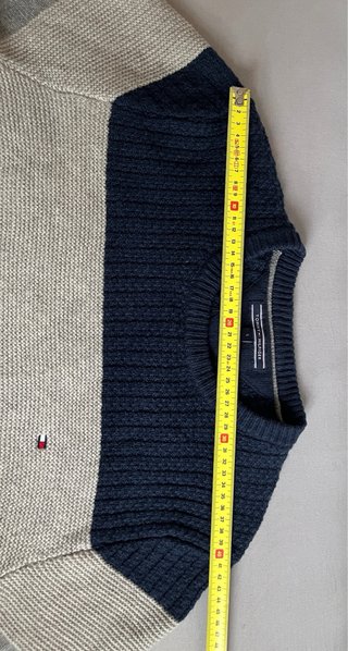 Jersey Tommy Hilfiger Rayas Azul y Gris