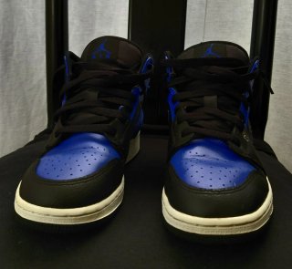 Air Jordan 1 Mid Hyper Royal Negro/Azul