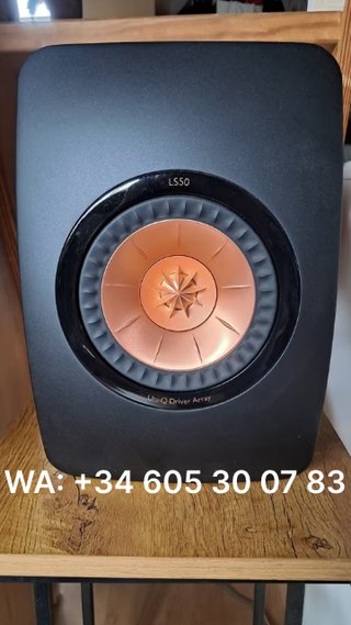 KEF LS50 Altavoces Negro
