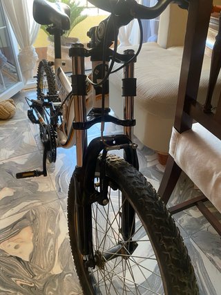 Bicicleta doble suspensión 5-10 años
