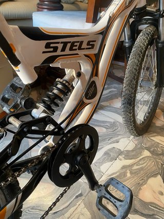Bicicleta doble suspensión 5-10 años