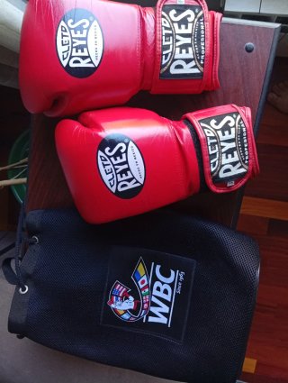 Guantes Boxeo Cleto Reyes Rojos 14oz