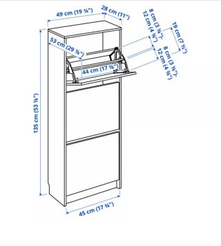 Zapatero Ikea Madera
