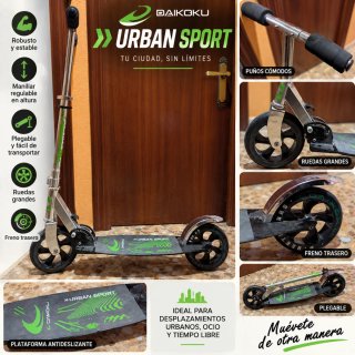 Patinete plegable Urban Sport adulto