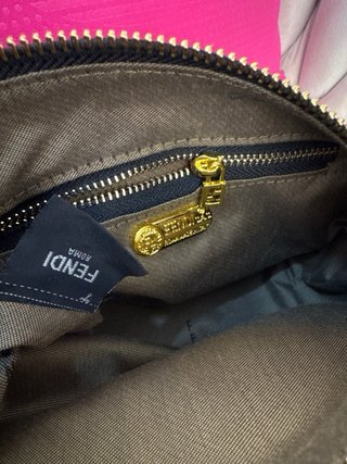 Bolso Fendi Zucca Marrón y Dorado