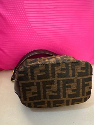 Bolso Fendi Zucca Marrón y Dorado