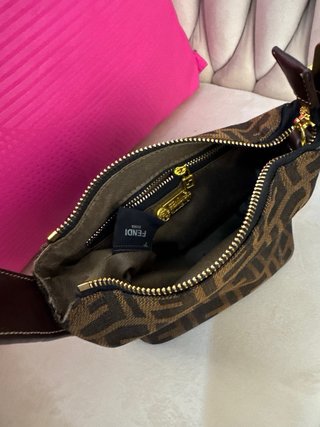 Bolso Fendi Zucca Marrón y Dorado