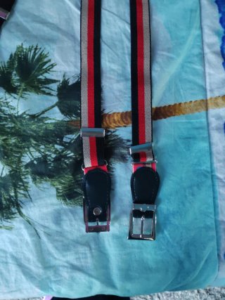 Spalline e cinture nere e rosse