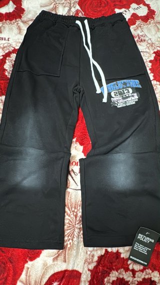 BoohooMAN Pantalones Jogger Negro Talla S