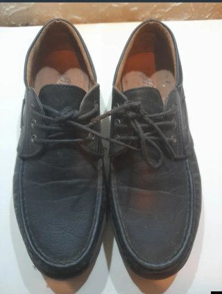 Zapatos náuticos hombre negros