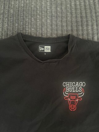 Camiseta Chicago Bulls New Era Negra
