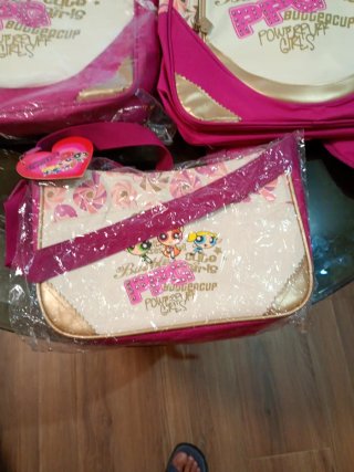 Lote 1 mochila 1 bolsa 1 bolso Powerpuff Girls