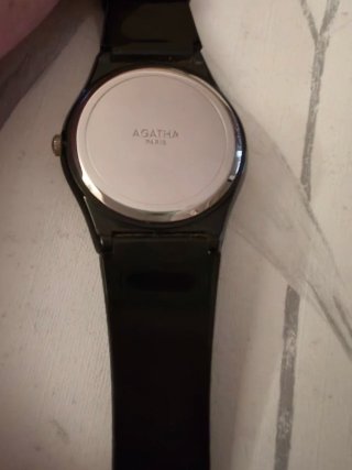Reloj Agatha Paris Mujer Negro/Plata
